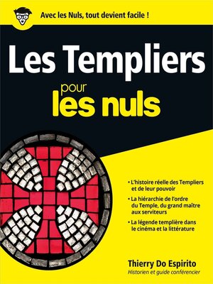 cover image of Les Templiers pour les Nuls, grand format